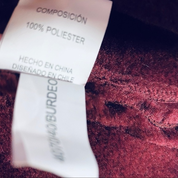 Merlot Aviator Moto Jacket Liola Italian Fashion - Picture 8 of 13